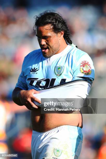 Namatahi Waa of Northland walks off injured during the round one Mite 10 Cup match between Northland and Bay of Plenty at Toll Stadium on August 20,...