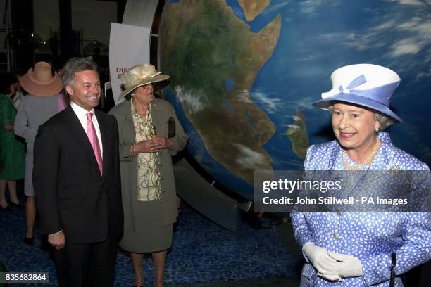 The Queen on a tour of the new National Space Centre, on the outskirts of Leicester