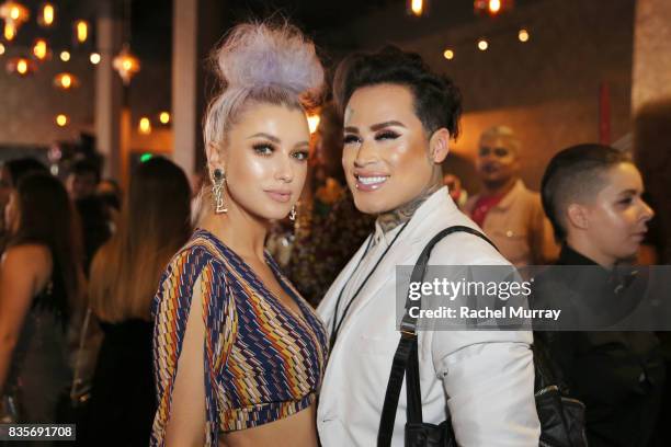 Katie Mulcahy and Henry Vasquez at the 2017 NYX Professional Makeup FACE Awards Expo at The Shrine Auditorium on August 19, 2017 in Los Angeles,...