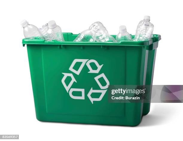 recycling bin - recylcebak stockfoto's en -beelden