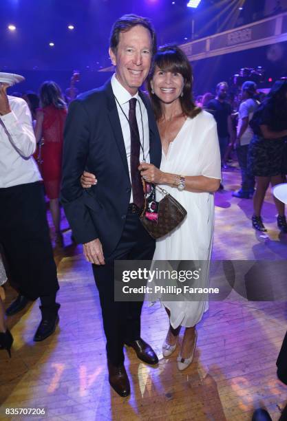 Nyx Cosmetics CEO Scott Friedman and guest at the 2017 NYX Professional Makeup FACE Awards at The Shrine Auditorium on August 19, 2017 in Los...