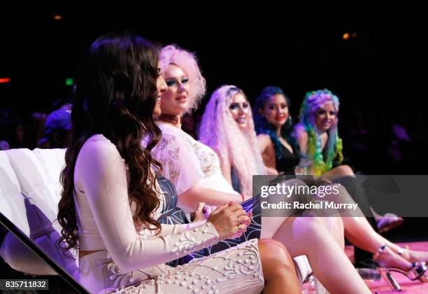 Jessica Kalil, Jordi Dreher, Victoria Lyn, Ashley Quiroz and Kimberley Margarita at the 2017 NYX Professional Makeup FACE Awards at The Shrine...