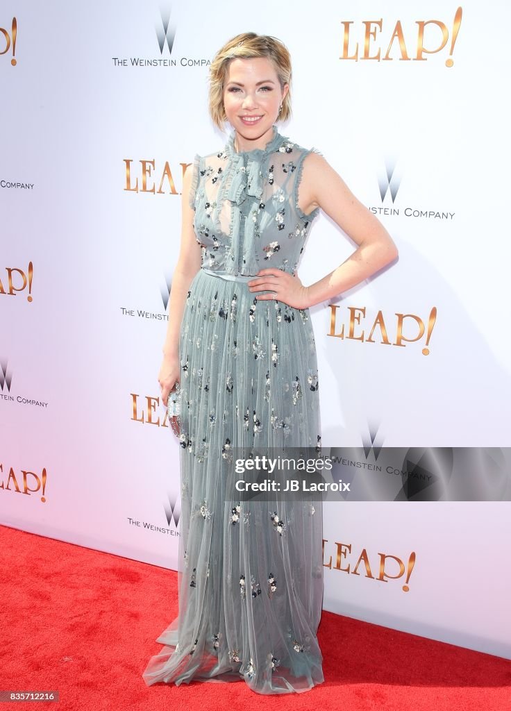 Premiere Of The Weinstein Company's "Leap!" - Arrivals