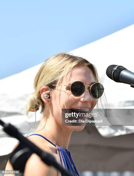 Ella Zoller of PROM performs during Day One of 2017 Billboard Hot 100 Festival at Northwell Health at Jones Beach Theater on August 19, 2017 in...