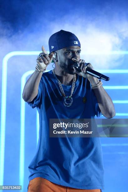 Big Sean performs during Day One of 2017 Billboard Hot 100 Festival at Northwell Health at Jones Beach Theater on August 19, 2017 in Wantagh City.
