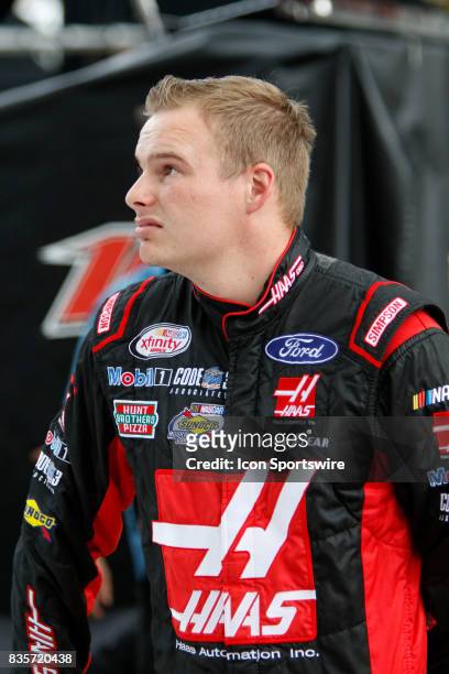 Cole Custer during the running of the 36th annual Food City 300 Xfinity race at Bristol Motor Speedway on August 18,2017