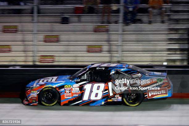 Kyle Busch during the running of the 36th annual Food City 300 Xfinity race at Bristol Motor Speedway on August 18,2017