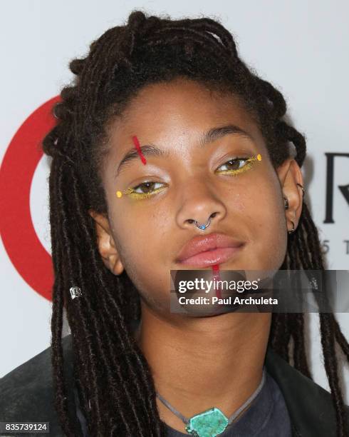 Singer Willow Smith attends the NYX Professional Makeup's 6th Annual FACE Awards at The Shrine Auditorium on August 19, 2017 in Los Angeles,...