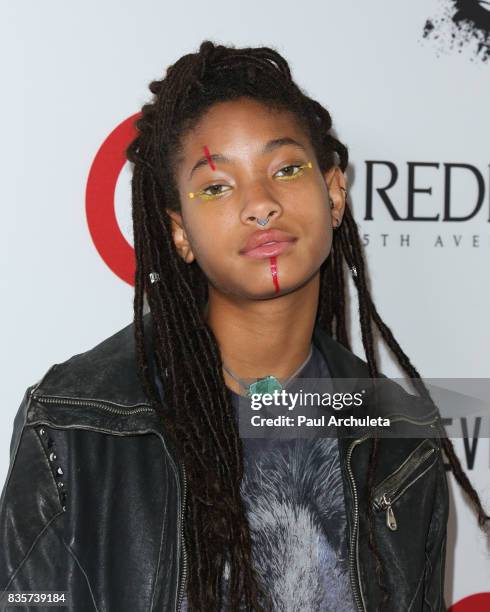 Singer Willow Smith attends the NYX Professional Makeup's 6th Annual FACE Awards at The Shrine Auditorium on August 19, 2017 in Los Angeles,...