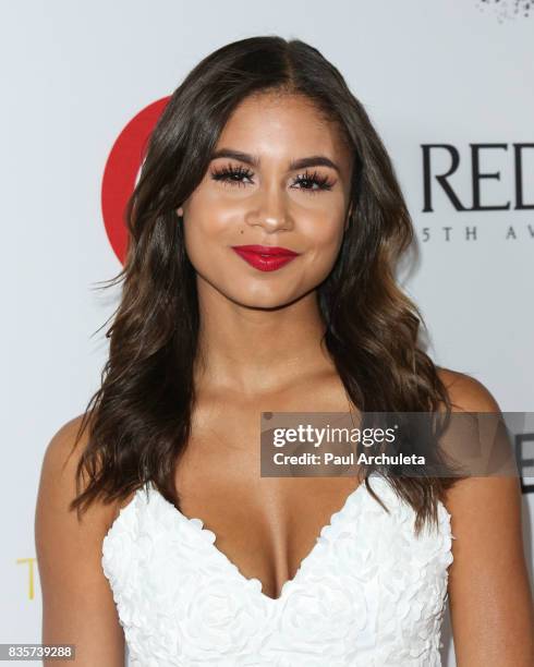 Actress Desiree Ross attends the NYX Professional Makeup's 6th Annual FACE Awards at The Shrine Auditorium on August 19, 2017 in Los Angeles,...