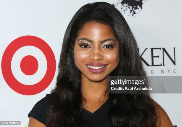Actress Camille Hyde attends the NYX Professional Makeup's 6th Annual FACE Awards at The Shrine Auditorium on August 19, 2017 in Los Angeles,...