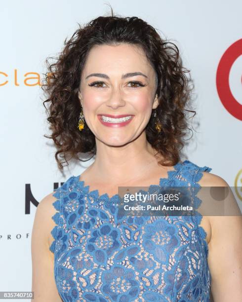 Actress Amanda Troop attends the NYX Professional Makeup's 6th Annual FACE Awards at The Shrine Auditorium on August 19, 2017 in Los Angeles,...