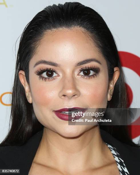 Actress Melissa Carcache attends the NYX Professional Makeup's 6th Annual FACE Awards at The Shrine Auditorium on August 19, 2017 in Los Angeles,...