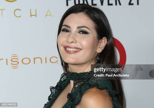 Actress Celeste Thorson attends the NYX Professional Makeup's 6th Annual FACE Awards at The Shrine Auditorium on August 19, 2017 in Los Angeles,...