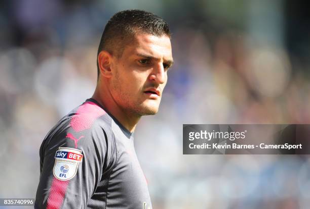 Reading's Vito Mannone during the Sky Bet Championship match between Preston North End and Reading at Deepdale on August 19, 2017 in Preston, England.