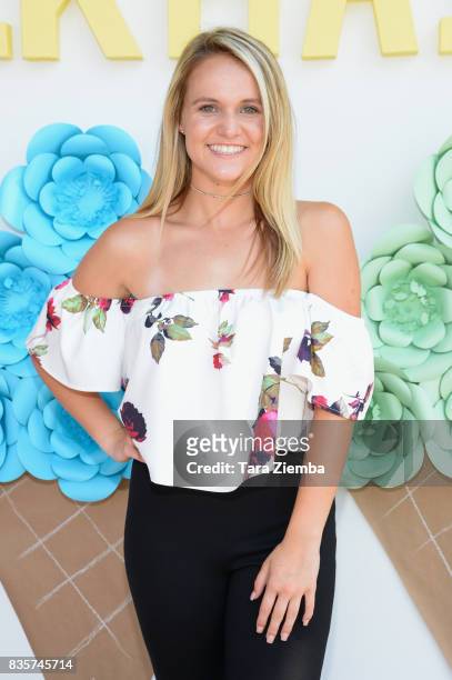 Singer/model Lauren Sutheres attends the Sleek Sweet Shop Social on August 19, 2017 in Tustin, California.