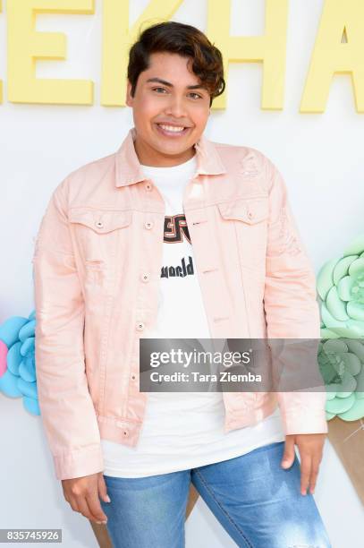 Social media influencer Alan Macias attends the Sleek Sweet Shop Social on August 19, 2017 in Tustin, California.