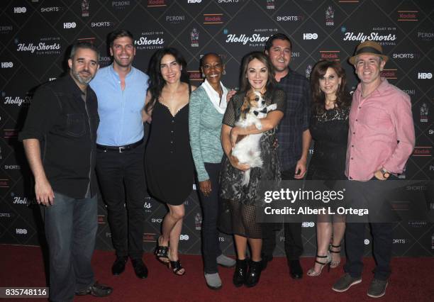 Cast Director Alex Ferrari, Roarke Walker, Lahna Turner, Debra Wilson, Jill-Michele Melean, Ruben Dario, Shawn Pelofsky and Carlos Alazraqui at the...