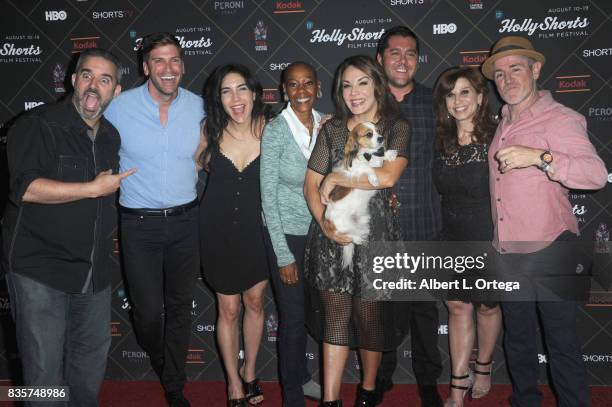 Cast Director Alex Ferrari, Roarke Walker, Lahna Turner, Debra Wilson, Jill-Michele Melean, Ruben Dario, Shawn Pelofsky and Carlos Alazraqui at the...