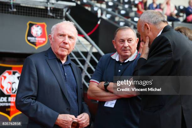 Francois Pinault of Rennes during the Ligue 1 match between Stade Rennais and Dijon FCO at Roazhon Park on August 19, 2017 in Rennes, .