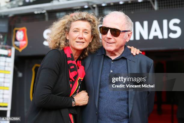 Francois Pinault of Rennes during the Ligue 1 match between Stade Rennais and Dijon FCO at Roazhon Park on August 19, 2017 in Rennes, .