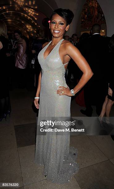 Melanie Brown attends the Cosmopolitan Ultimate Women of the Year Awards, at the Banqueting House in Whitehall on November 5, 2008 in London, England.