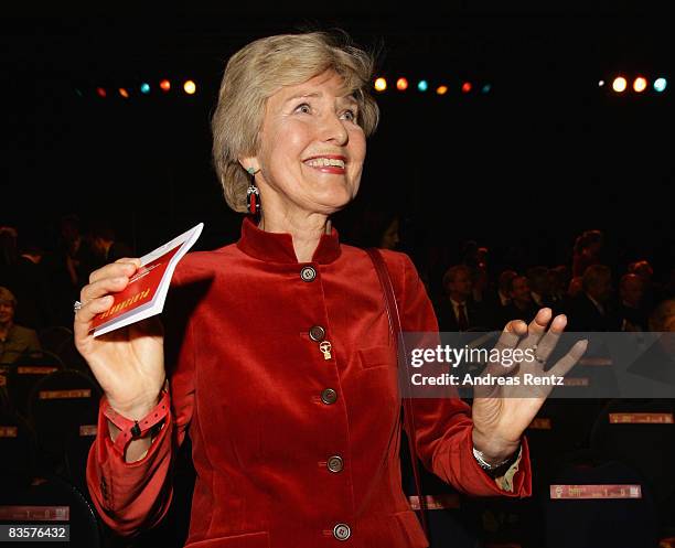 Axel Springer publishing house Deputy Chairwoman Friede Springer attends the 'Das Goldene Lenkrad' award ceremony on November 5, 2008 in Berlin,...