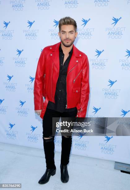 Singer/songwriter Adam Lambert attends Project Angel Food's 2017 Angel Awards on August 19, 2017 in Los Angeles, California.