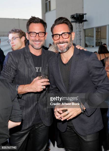Actors Lawrence Zarian and Gregory Zarian attend Project Angel Food's 2017 Angel Awards on August 19, 2017 in Los Angeles, California.