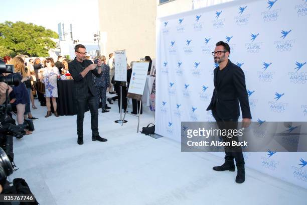 Actors Lawrence Zarian and Gregory Zarian attend Project Angel Food's 2017 Angel Awards on August 19, 2017 in Los Angeles, California.