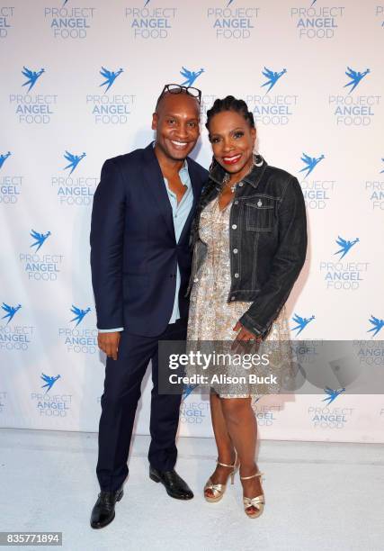 Marcellas Reynolds and actress Sheryl Lee Ralph attend Project Angel Food's 2017 Angel Awards on August 19, 2017 in Los Angeles, California.