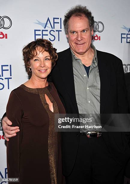 Actress Kathleen Quinlan and actor Jay O. Sanders of "Poundcake" arrive the 2008 AFI FEST held at Arclight Hollywood on November 5, 2008 in...