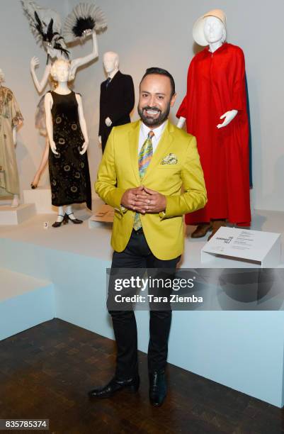 Fashion designer/educator Nick Verreos attends the media preview of the 11th annual 'Art Of Television Costume Design' exhibition at FIDM Museum &...