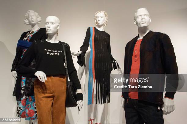 Costumes from the show "Insecure' on display at the media preview of the 11th annual 'Art Of Television Costume Design' exhibition at FIDM Museum &...