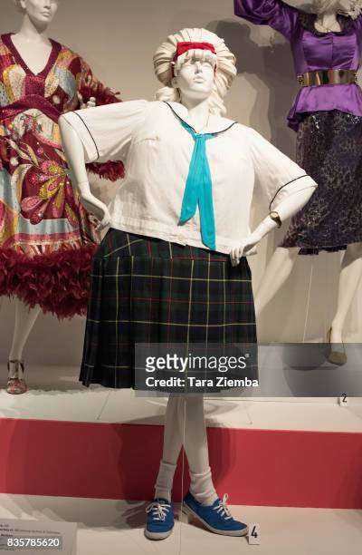 Costume from the Emmy nominated show 'Hairspray Live!' at the media preview of the 11th annual 'Art Of Television Costume Design' exhibition at FIDM...