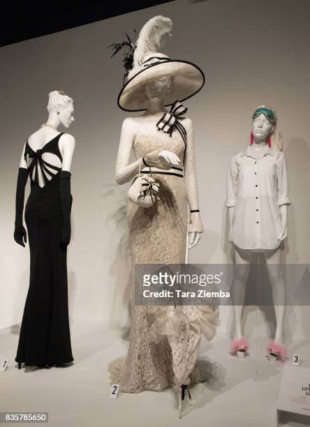 Costumes from the Emmy nominated show 'Big Little Lies' on display at the media preview of the 11th annual 'Art Of Television Costume Design'...