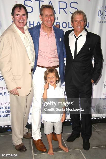 Richard Kind, Scott Seltzer, Ravi Seltzer, and Michael Bolton attend an Intimate Evening Under the Stars with Michael Bolton, benefiting The Michael...