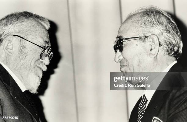 John Huston and Akira Kurosawa