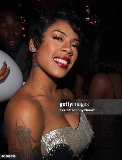 Keisha Cole attends Sean "Diddy" Combs' birthday party at Mansion on November 5, 2008 in New York City.