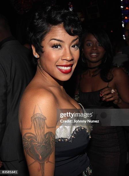 Keisha Cole attends Sean "Diddy" Combs' birthday party at Mansion on November 5, 2008 in New York City.