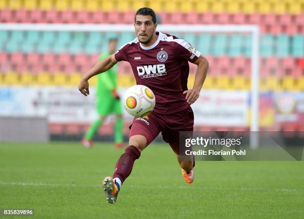 Ugurtan Cepni of BFC Dynamo during the game between BFC Dynamo Berlin and VSG Altglienicke on august 20, 2017 in Berlin, Germany.