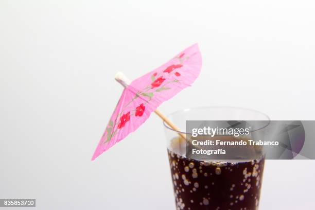 refreshment with bubbles - drink umbrella stock pictures, royalty-free photos & images