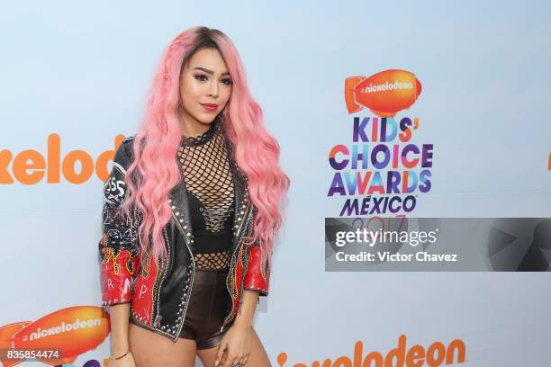 Danna Paola attends the Nickelodeon Kids' Choice Awards Mexico 2017 at Auditorio Nacional on August 19, 2017 in Mexico City, Mexico.