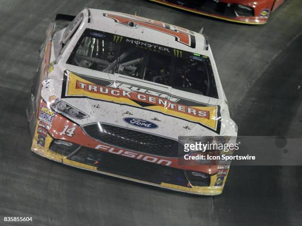 Clint Bowyer Stewart-Hass Racing Rush Truck Centers Ford Fusion Fusion during the NASCAR Monster Energy Cup Series Bass Pro Shops NRA Night Race on...