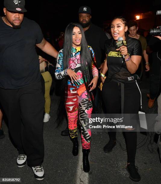 Cardi B attends Streetz Fest 2K17 at Lakewood Amphitheatre on August 19, 2017 in Atlanta, Georgia.