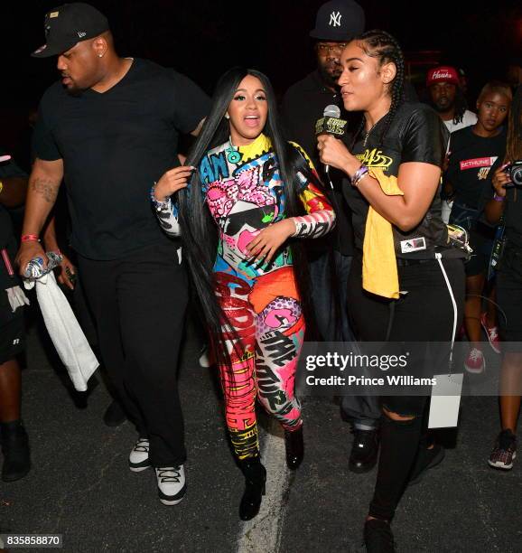 Cardi B attends Streetz Fest 2K17 at Lakewood Amphitheatre on August 19, 2017 in Atlanta, Georgia.