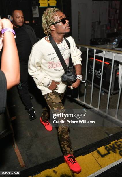 Lil Uzi Vert attends Streetz Fest 2K17 at Lakewood Amphitheatre on August 19, 2017 in Atlanta, Georgia.