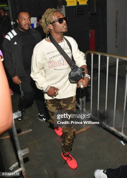 Lil Uzi Vert attends Streetz Fest 2K17 at Lakewood Amphitheatre on August 19, 2017 in Atlanta, Georgia.