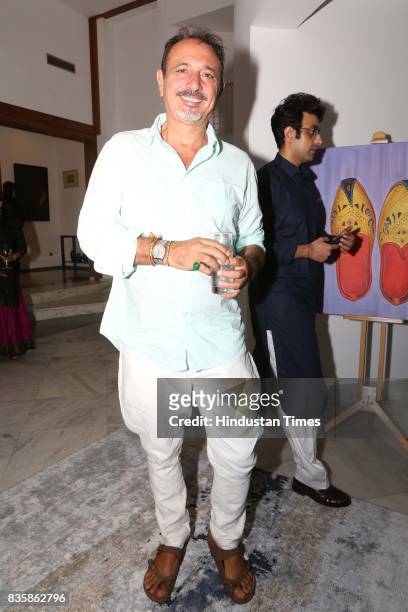 Jaouad Kadiri during the launch of businesswoman Priti Paul's debut book, that aims at teaching alphabet in an Indian way, at French Embassy, on...