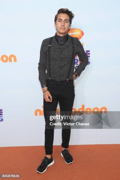 Andy Zurita attends the Nickelodeon Kids' Choice Awards Mexico 2017 at Auditorio Nacional on August 19, 2017 in Mexico City, Mexico.